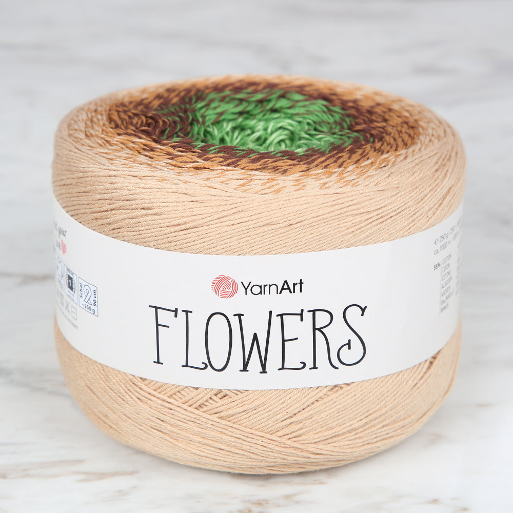 Yarnart Flowers Ebruli 250gr El Örgü İpi - 308